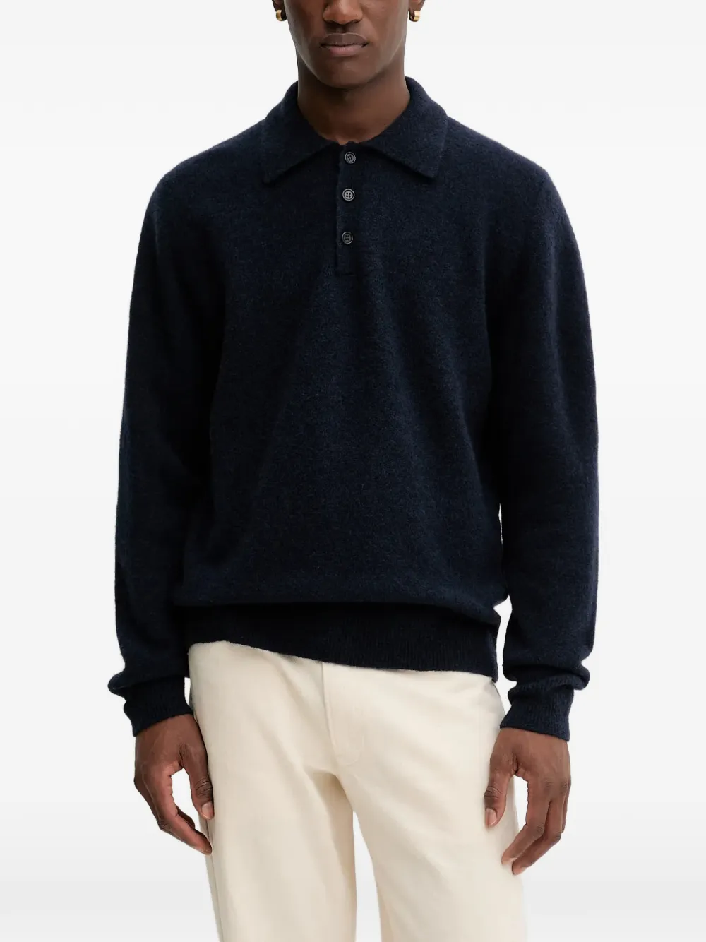 

Вязаное поло Filippa K, синий