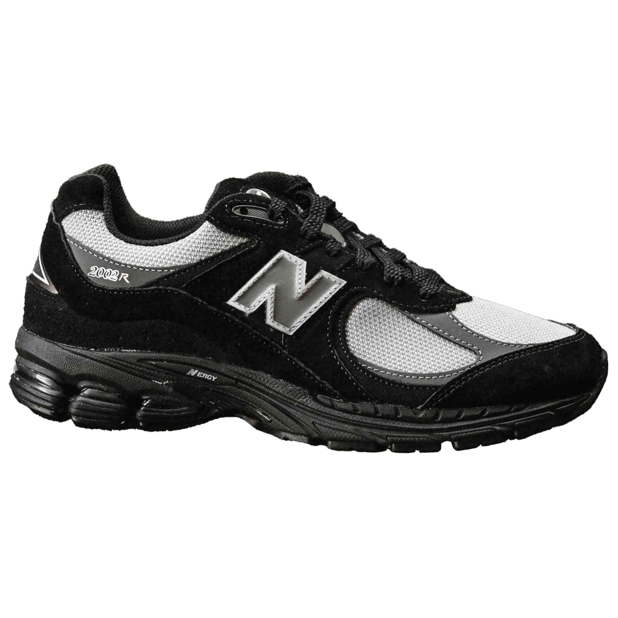 New Balance Кроссовки для бега NB 2002R мужские черно-белые — фото 4