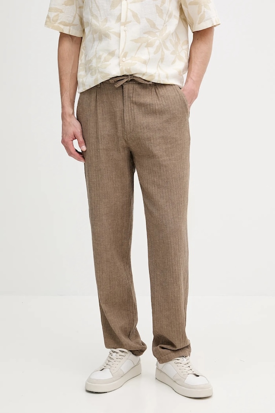 

Брюки с добавлением льна Lindbergh, зеленый