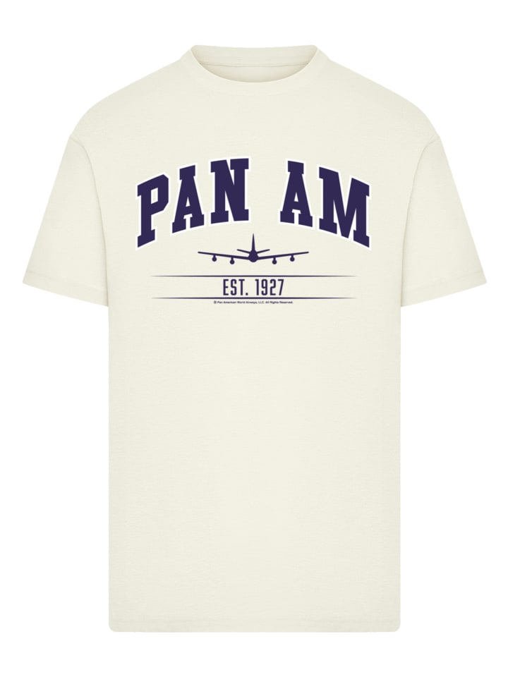 

Футболка Pan Am College Est 1927 песочного цвета F4NT4STIC, Бежевый, Футболка Pan Am College Est 1927 песочного цвета F4NT4STIC