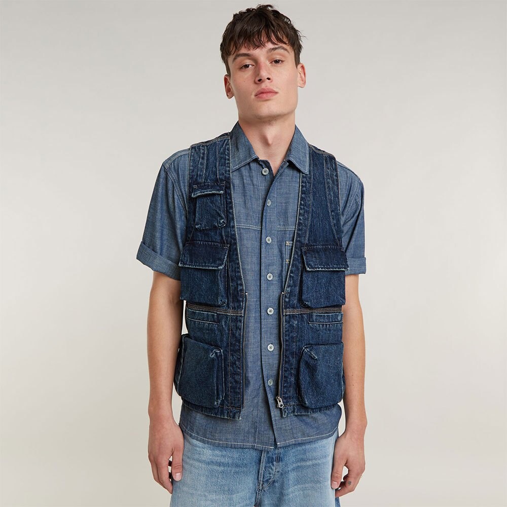 

Жилет G-Star D24883-D577 Vest, синий