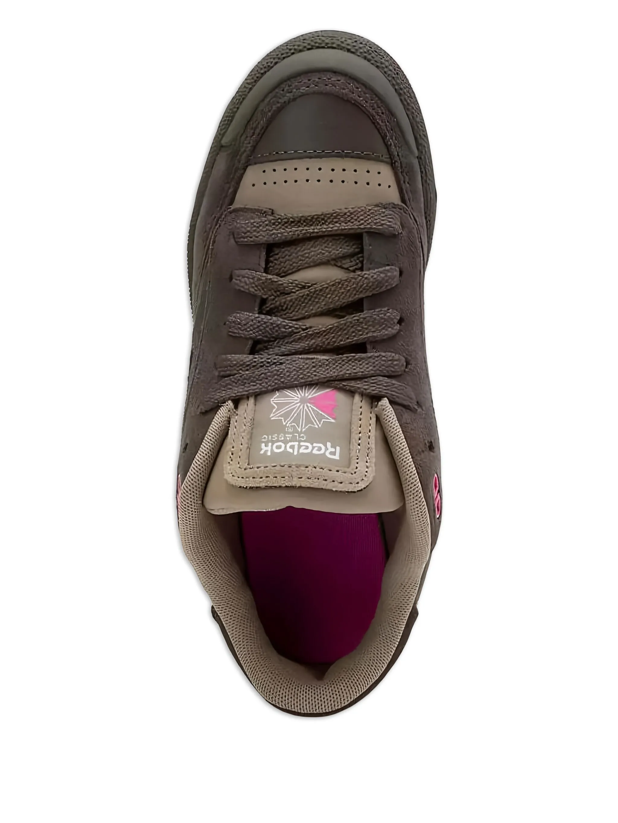 Кроссовки Club C Bulc Grout/Boulder Beige/Laser Reebok, коричневый — фото 4