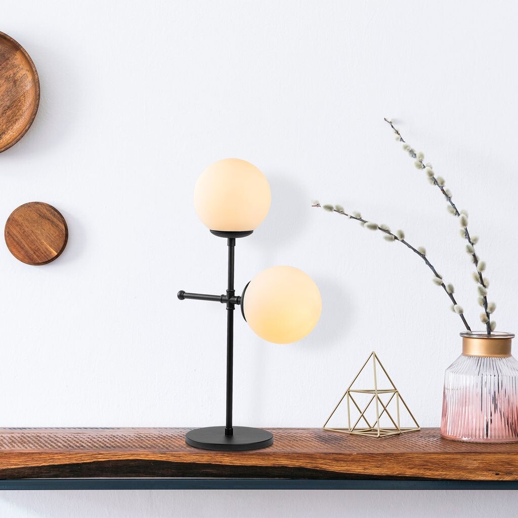 

Opviq, Mudoni- MudoniNTD, черный, настольная лампа, 15 х 30 см, металлический корпус