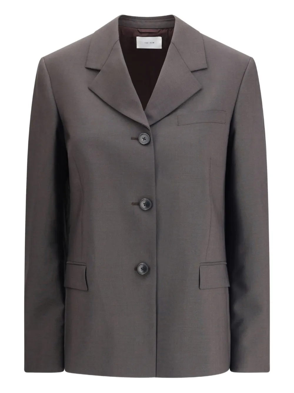 

Пиджак Faelan на пуговицах The Row, коричневый