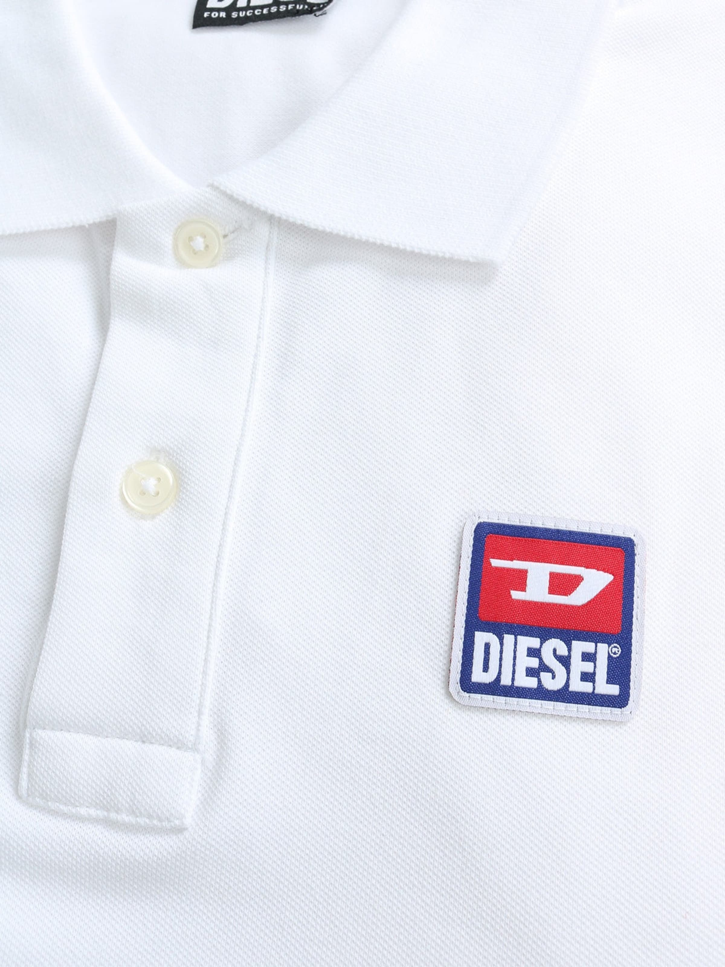 DIESEL Футболка 'T-SMITH 16-2' в белом цвете — фото 4
