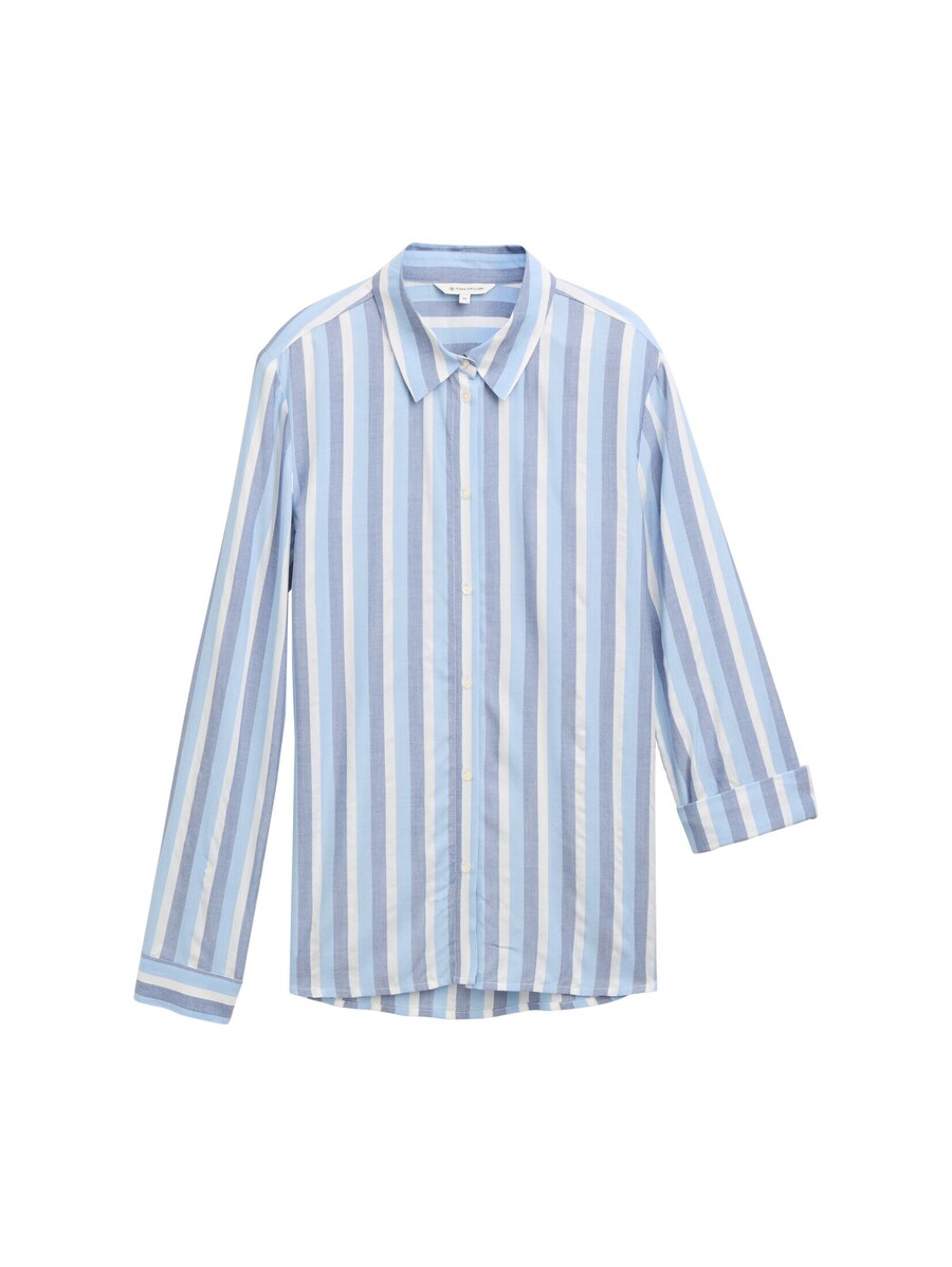 

Блузка TOM TAILOR, цвет Blue/marine blue