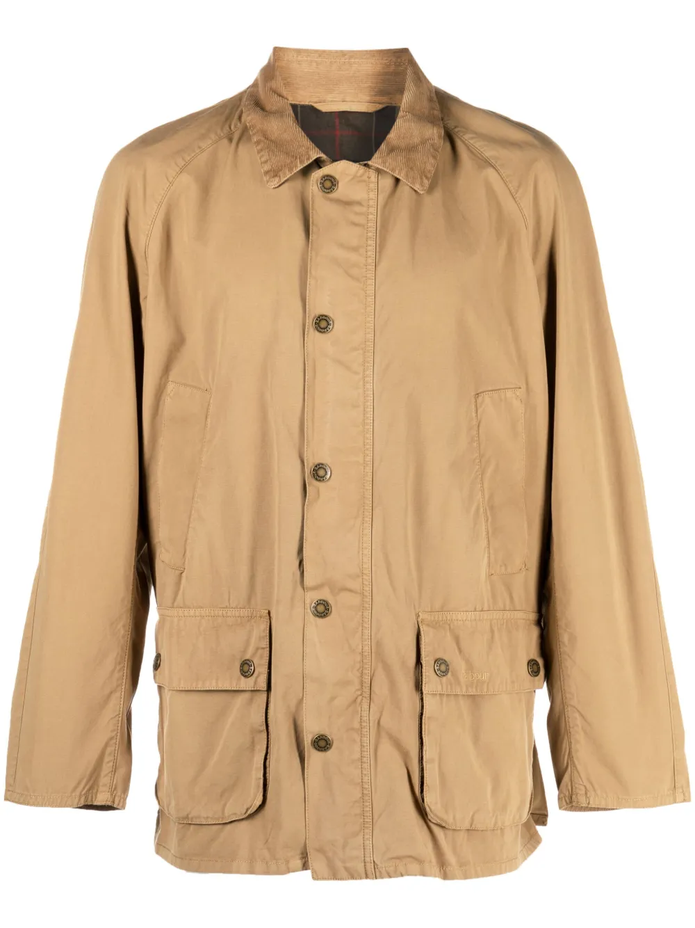 

Куртка-рубашка на пуговицах Barbour, коричневый
