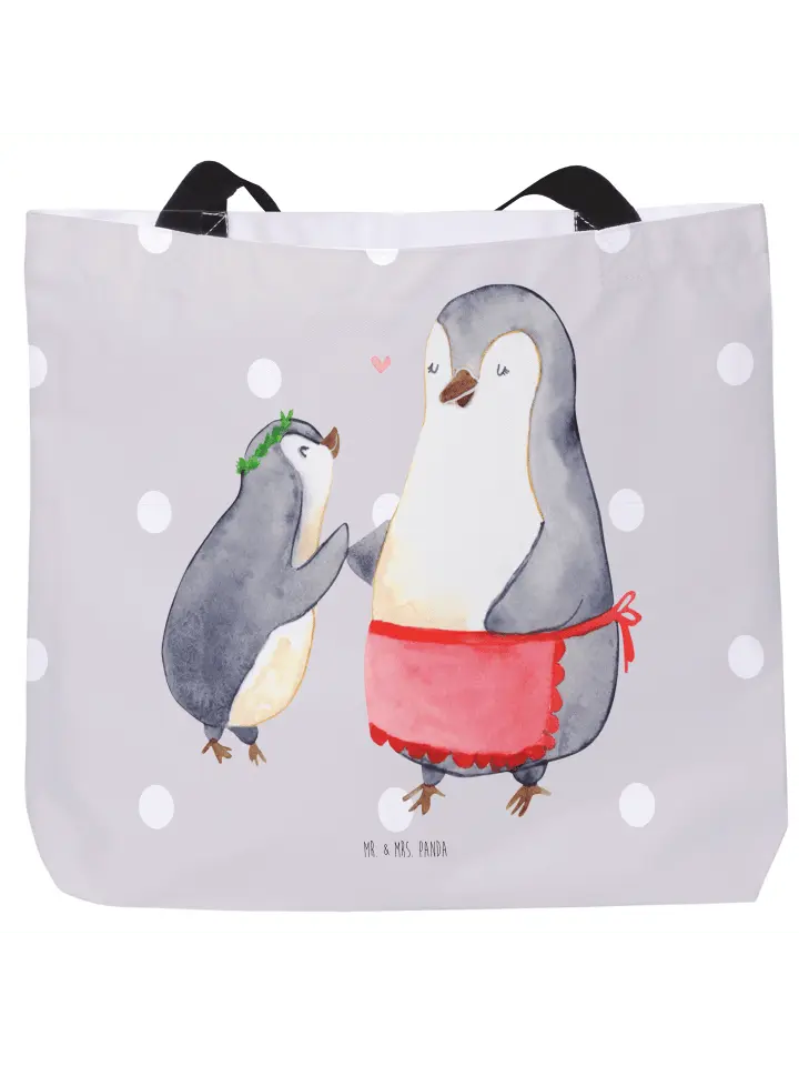 

Шоппер Mr. & Mrs. Panda, серый пастельный