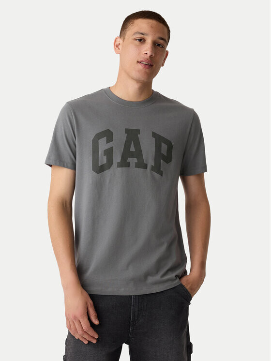 

Футболка стандартного кроя Gap, серый