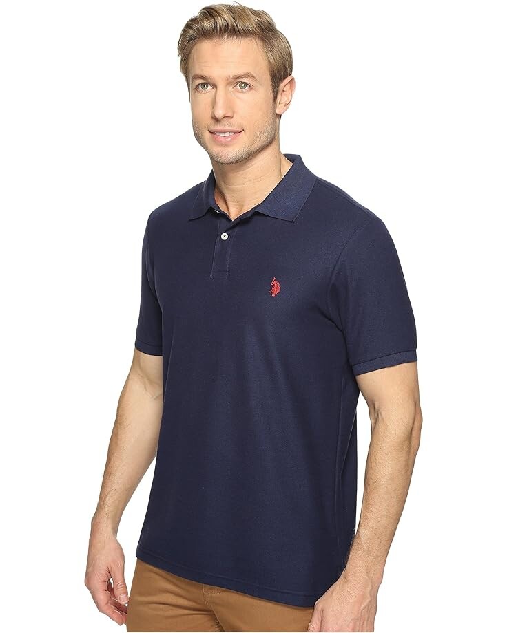 

Поло U.S. POLO ASSN. Ultimate Pique Polo Shirt, цвет Classic Navy