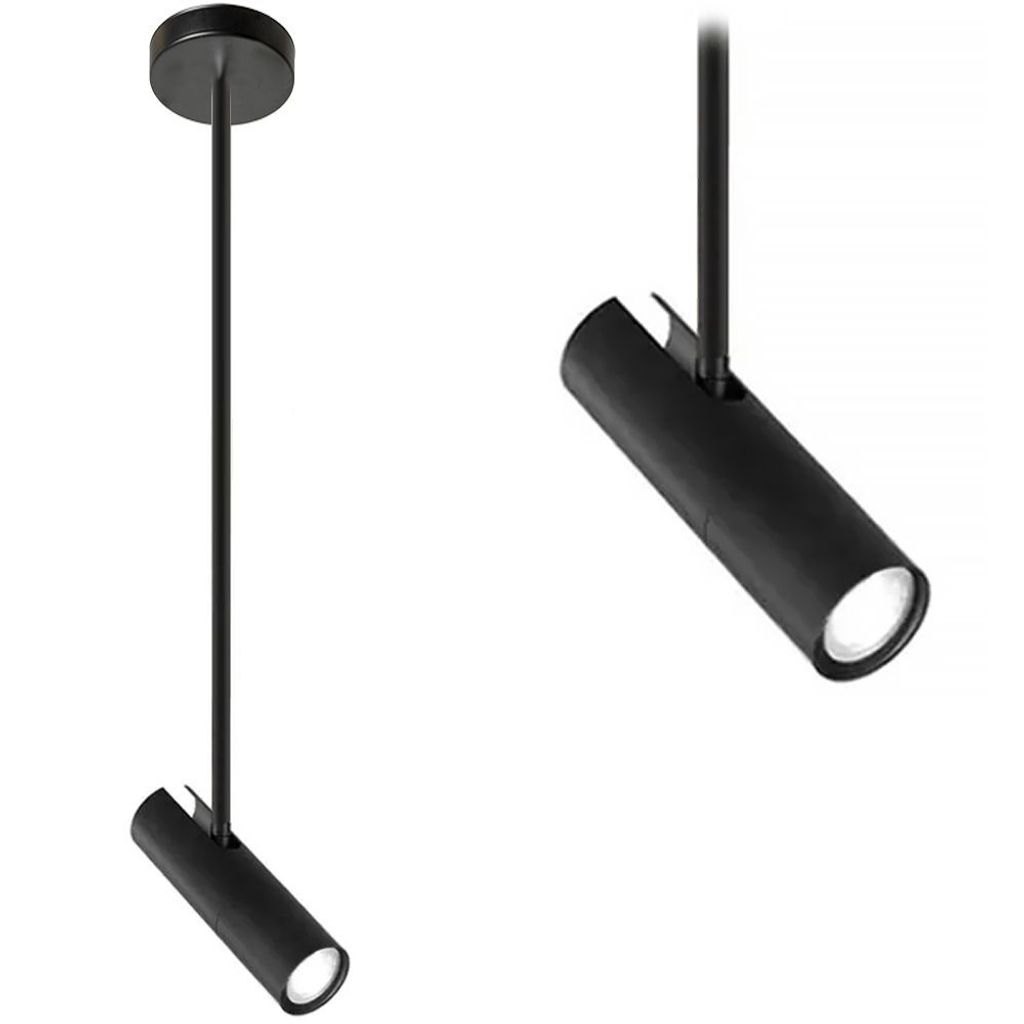 

Подвесной светильник Toollight App608-1C Черный 1 Источник света Gu-10 15X25-75Cm Регулируемый Toolight