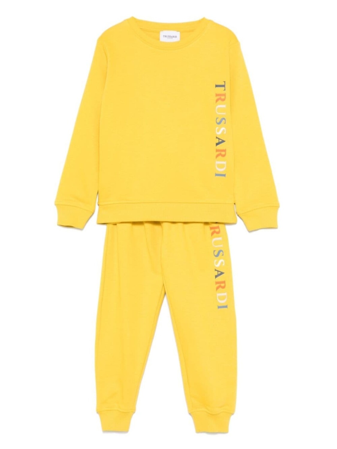 

TRUSSARDI JUNIOR спортивный костюм с логотипом, желтый