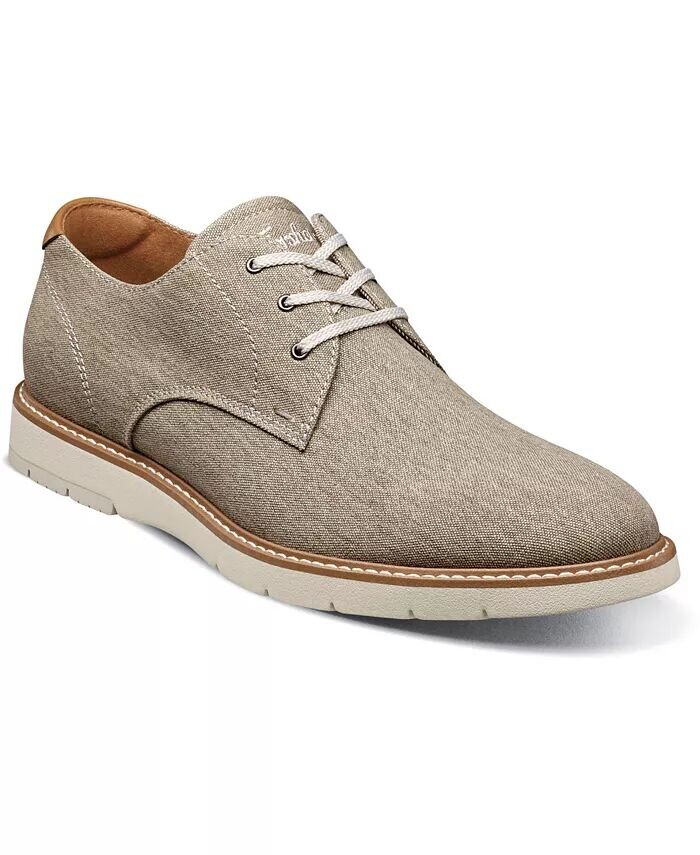 

Мужские оксфорды из парусины с простым носком Vibe Florsheim, бежевый