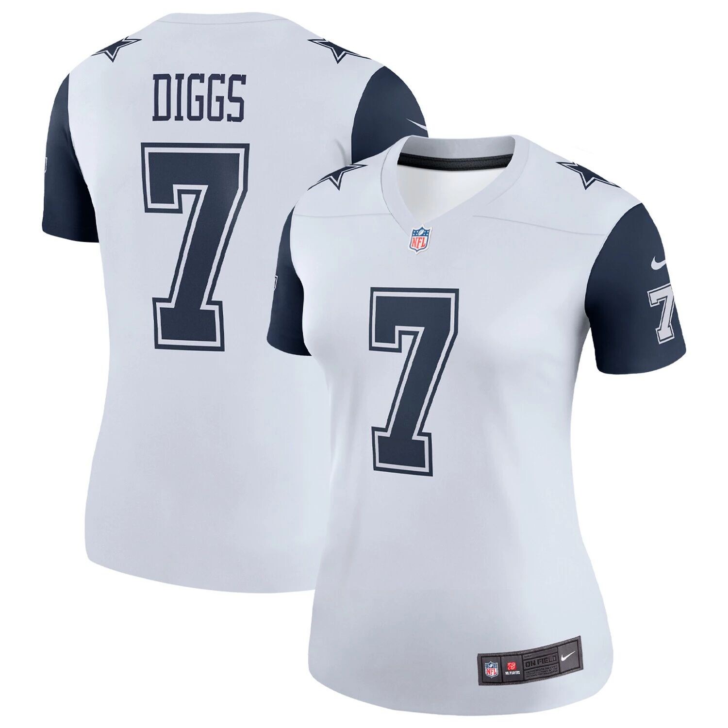 

Женская белая майка Nike Trevon Diggs Dallas Cowboys Alternate Legend Nike, Белый, Женская белая майка Nike Trevon Diggs Dallas Cowboys Alternate Legend Nike