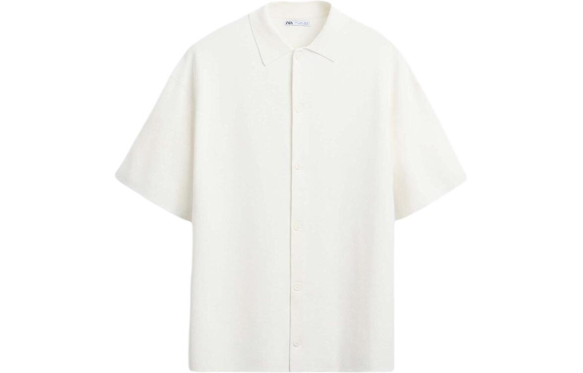 

Рубашка мужская белая Zara, белый