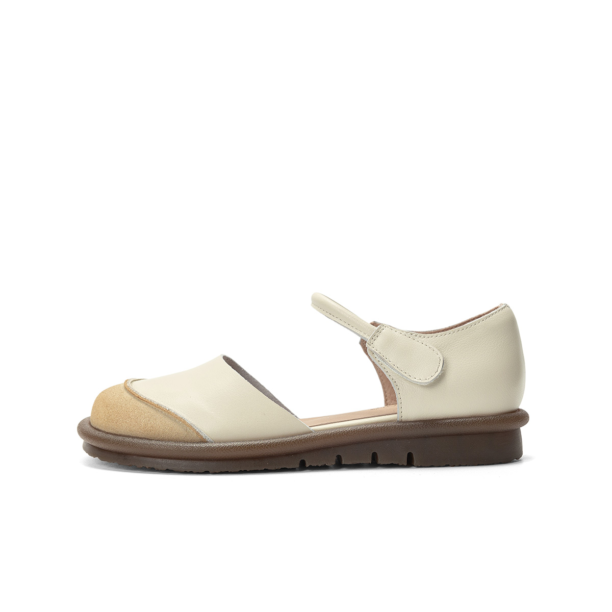 Туфли Мэри Джейн 2,7 см женские Q.VONTON, экрю