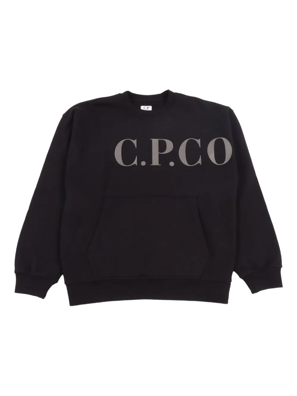 

Свитшот с логотипом C.P. Company Kids, черный