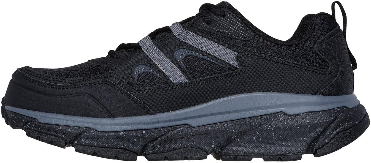 Мужские кроссовки Skechers D'lux Journey SR с защитным носком из углеродного наноматериала, Bkgy — фото 3