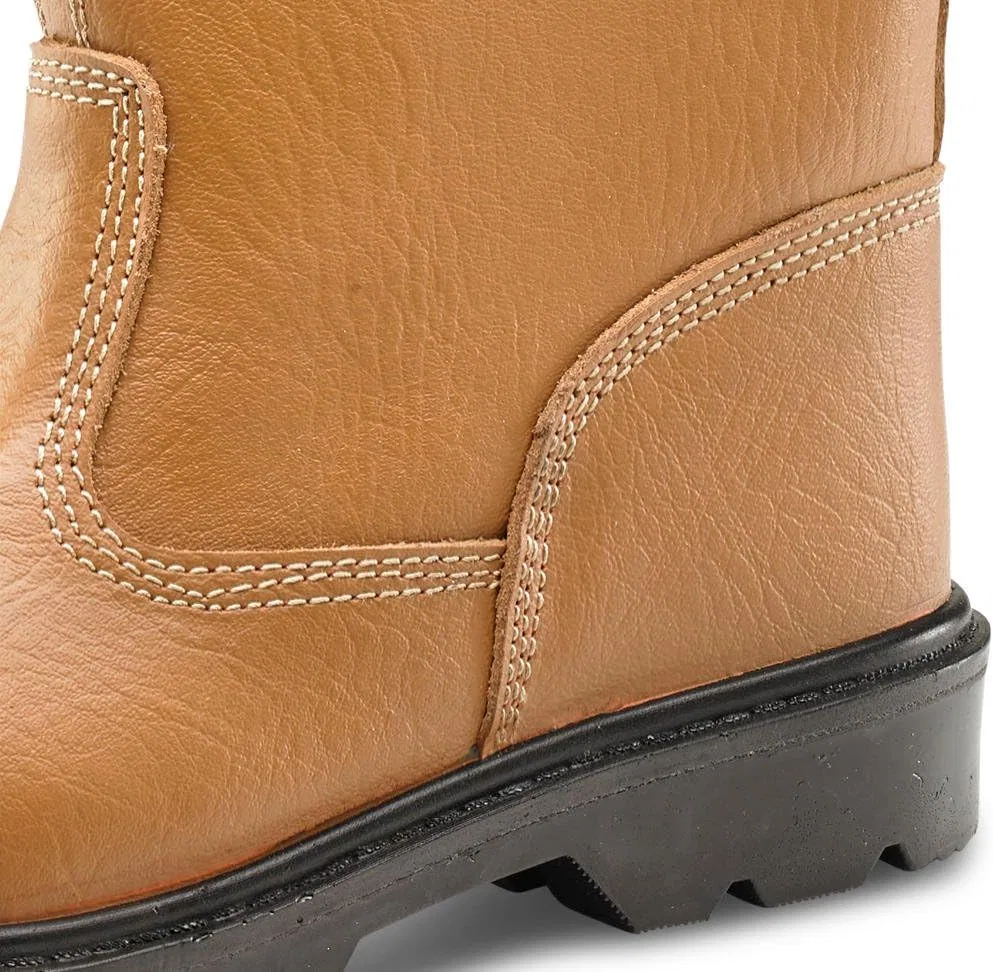 Мужские антистатические нескользящие рабочие ботинки Click Workwear Workwear BeeSwift, Brown — фото 2