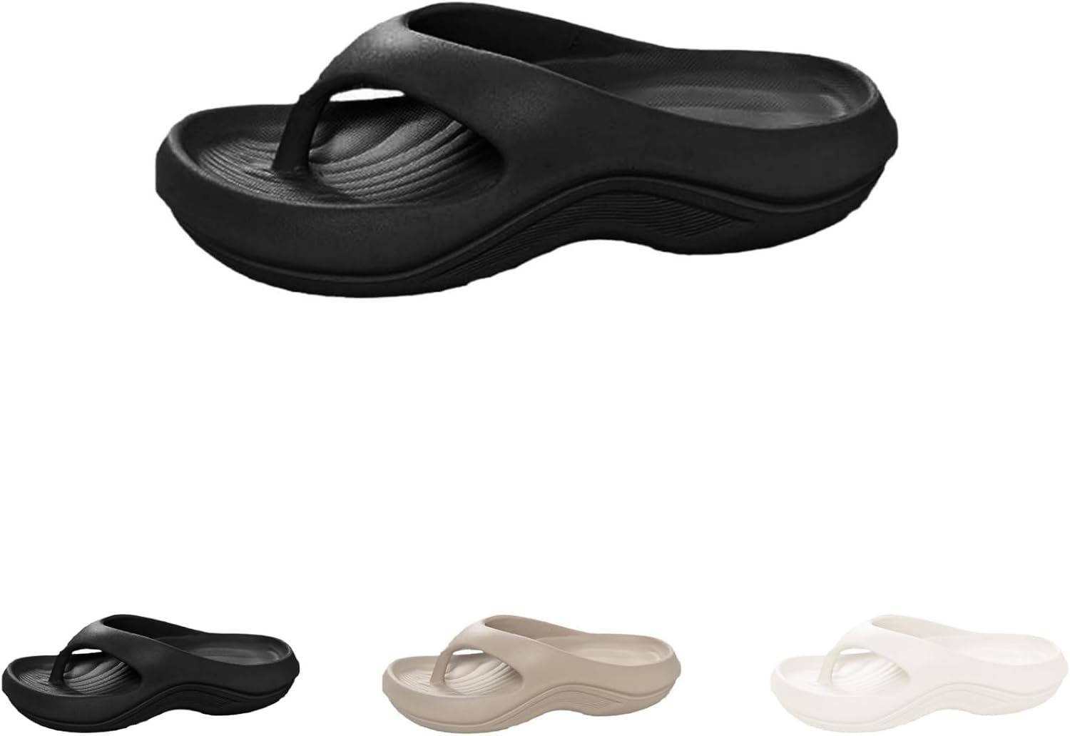 

Сандалии ZWRXW с поддержкой свода стопы для женщин и мужчин, для здорового восстановления, при фасциите, ортопедическая платформа, прогулочные сандалии, мягкая летняя обувь для пляжа, нескользящие шлепанцы, комфорт на весь день, черный