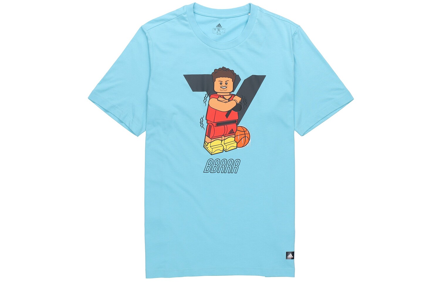 

Adidas Мужская футболка, цвет sky blue