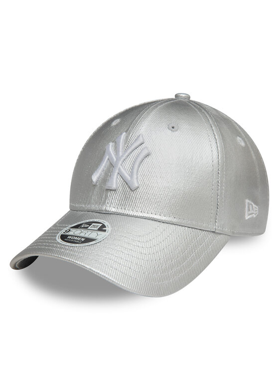 

Бейсболка New York Yankees Met Denim 9Forty 60595374 New Era, серебряный
