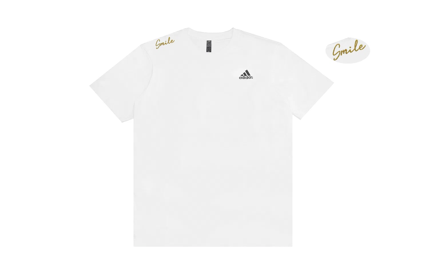 Футболка с логотипом Adidas MUST HAVES Star Gray Ruins Smile — фото 3