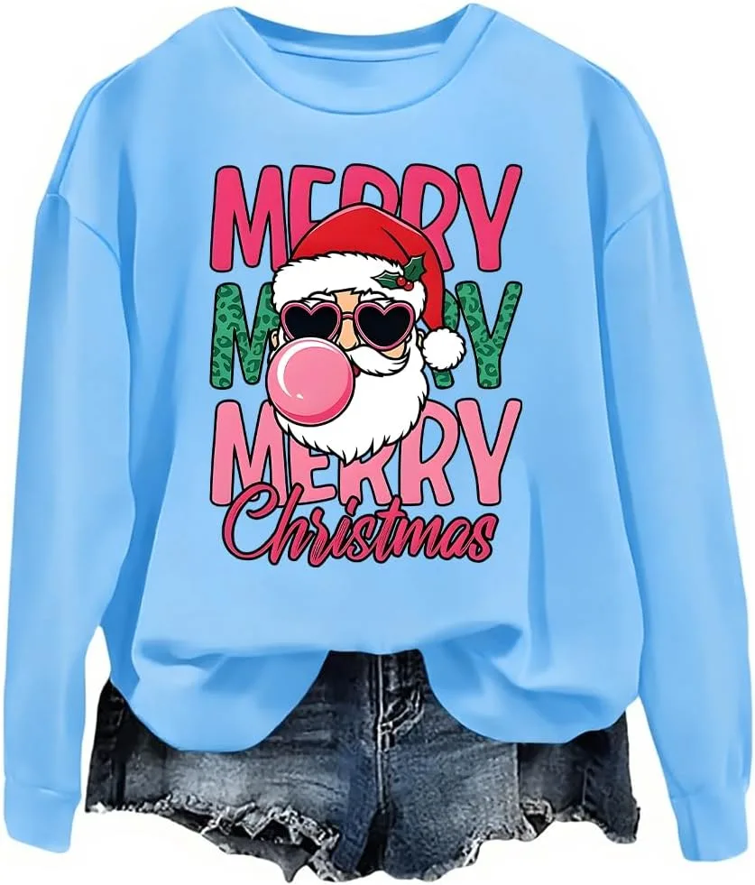 

Толстовка с Санта Клаусом и надписью "Merry Christmas" woati