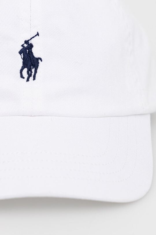Хлопковая кепка Polo Ralph Lauren 322552489001, белый — фото 2