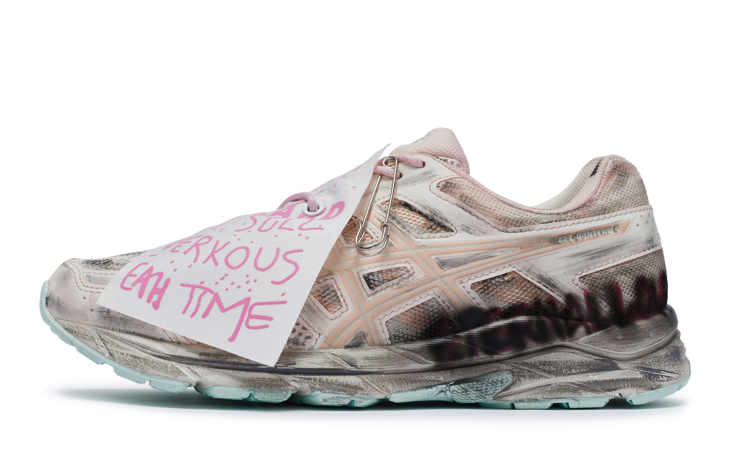 ASICS Женские беговые кроссовки Gel Contend 4 Low Top розово-черные, цвет Pink Black — фото 4