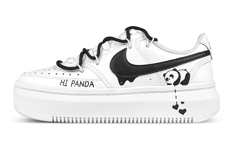 

Кроссовки Nike Court Vision 1 Skateboard Shoes Women's Low-Top White Black