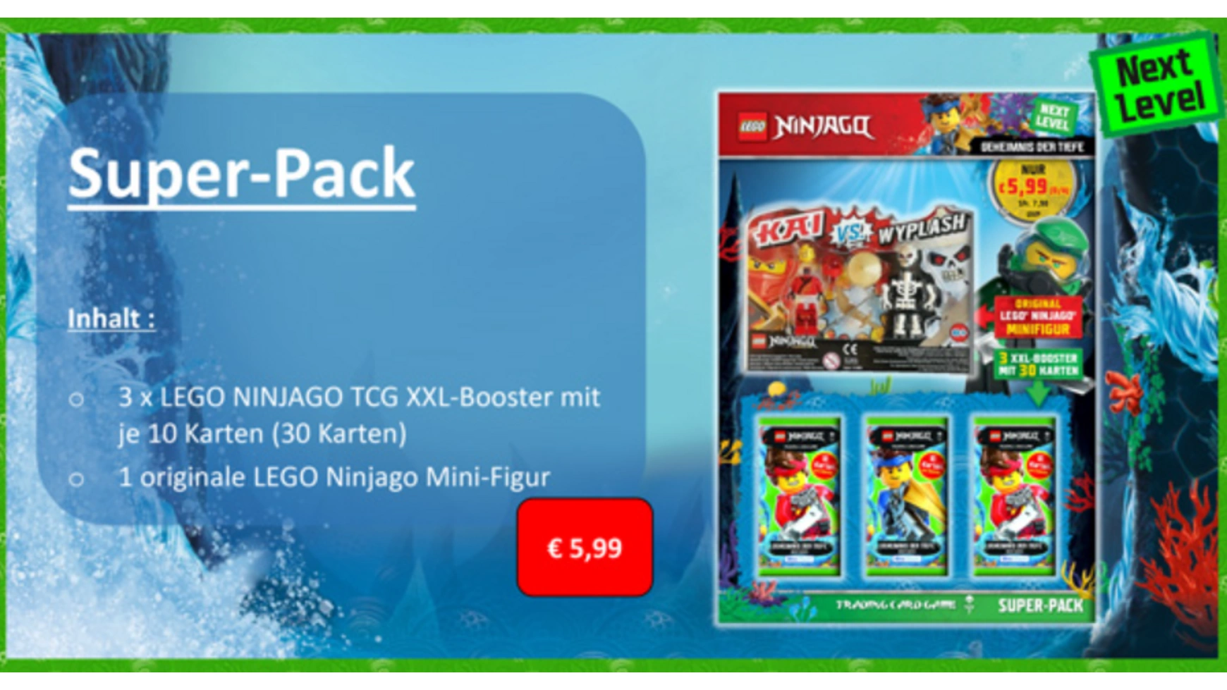 

Blue Ocean СУПЕР ПАКЕТ Lego Ninjago series 7 NEXT LEVEL