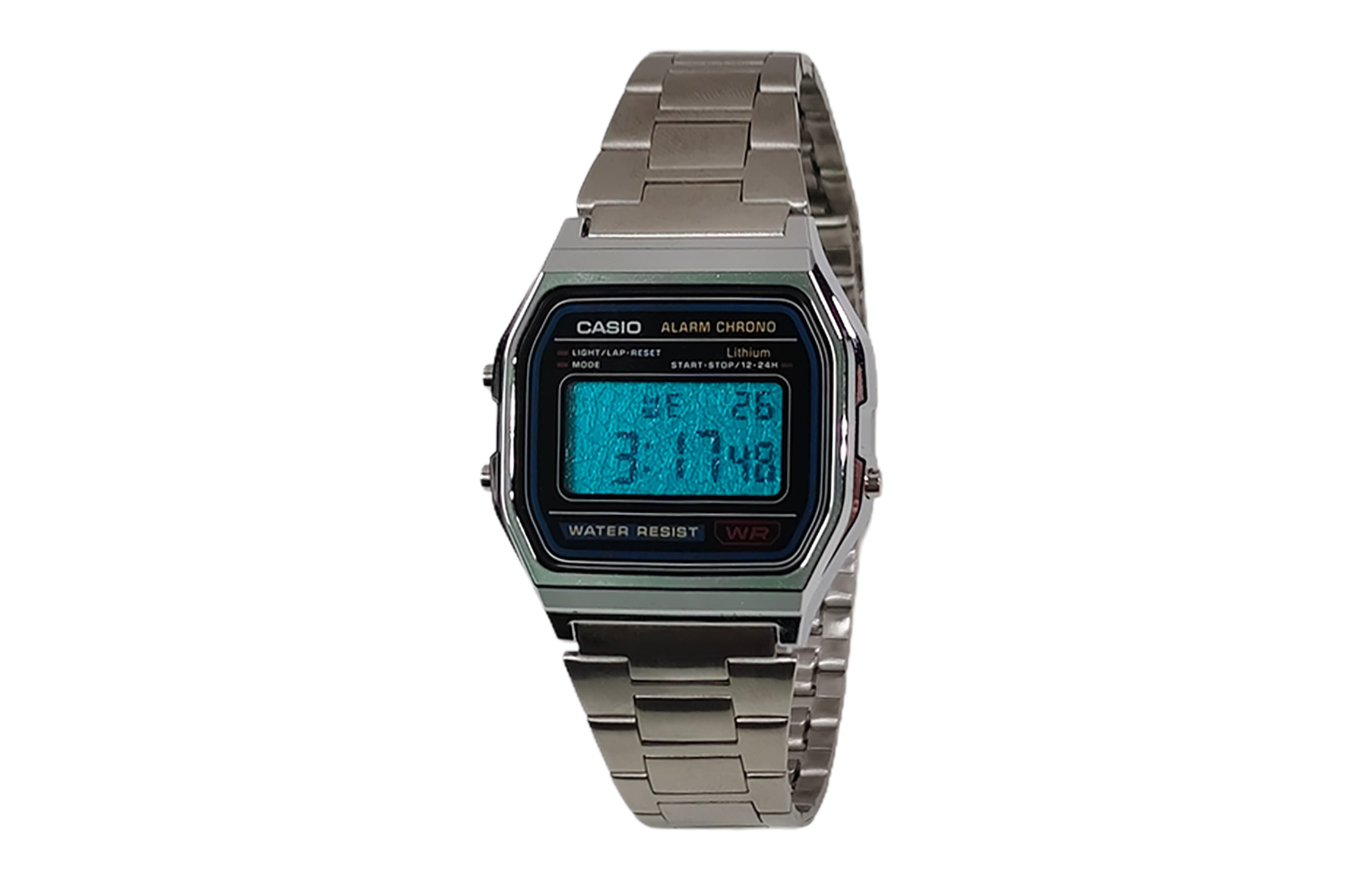 

CASIO Часы Retrofit Series Quartz Movement Stainless Steel Strap Watch Unisex Blue Dial