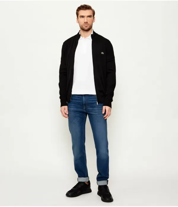 Свитер classic fit Lacoste, черный — фото 2