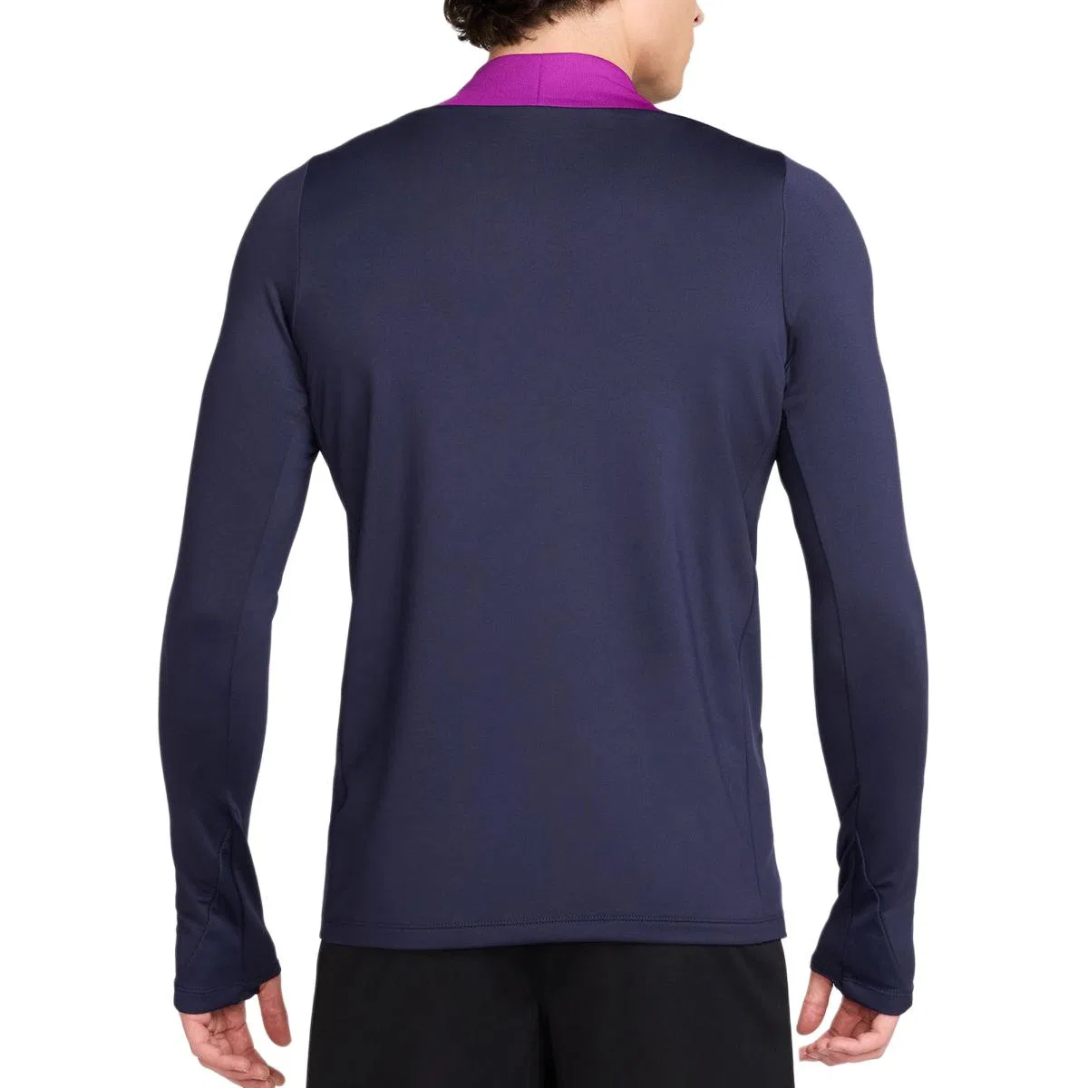Футбольная тренировочная куртка FC Barcelona Strike Men's Dri-FIT Nike, Imperial Purple — фото 2