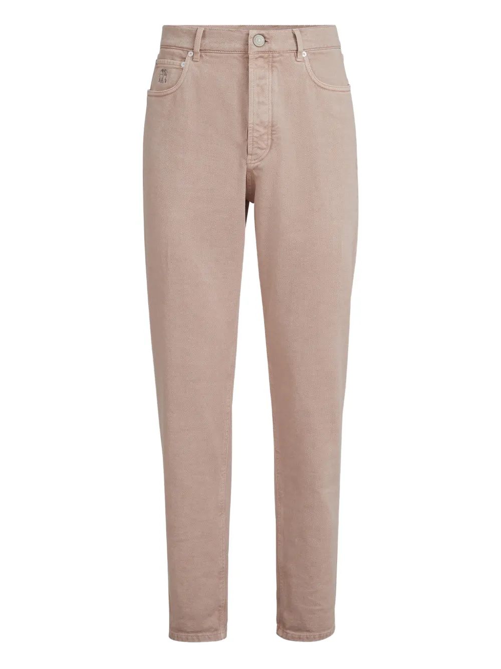 

Джинсы с пятью карманами Brunello Cucinelli, коричневый