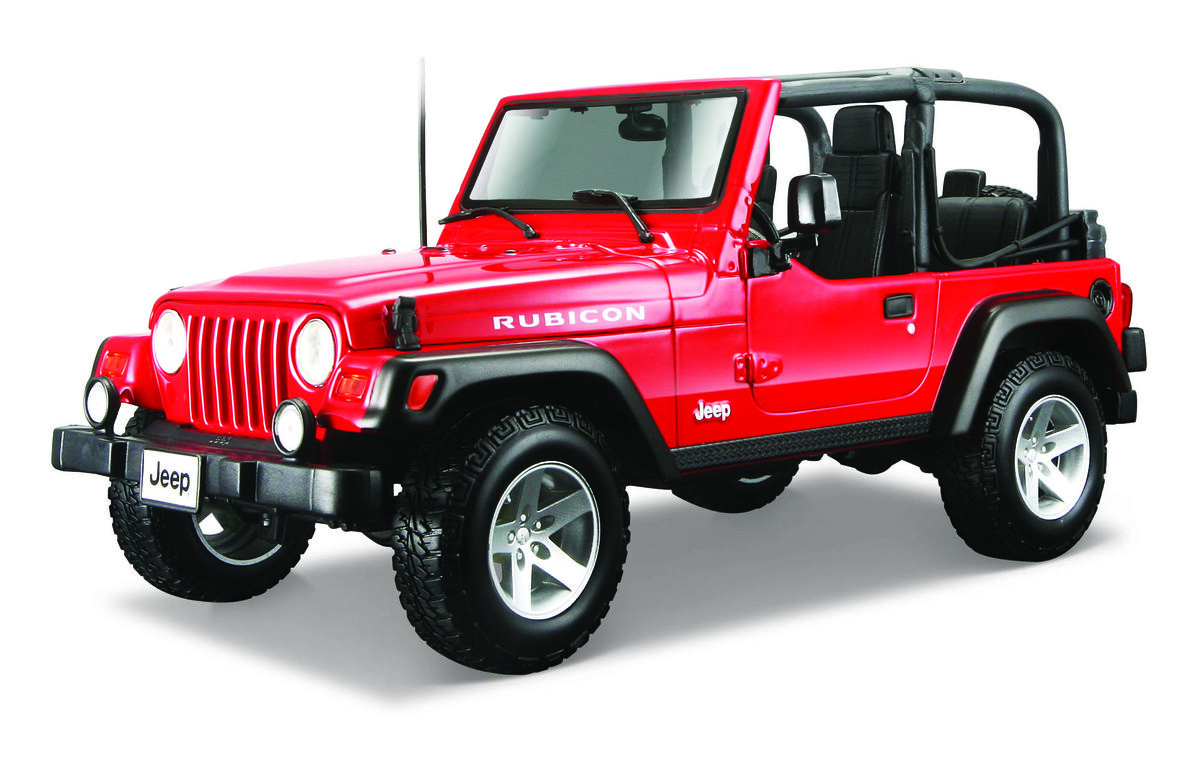

Maisto, коллекционная модель Jeep Wrangler Rubicon Red 1/18