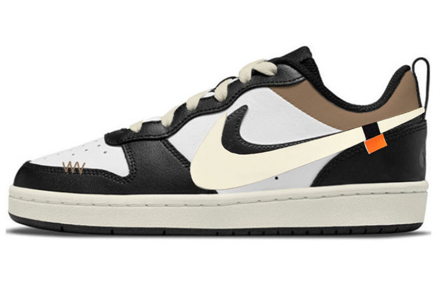 

Кроссовки Nike Court Borough Skateboarding Shoes Women's Low-top Brown, черный