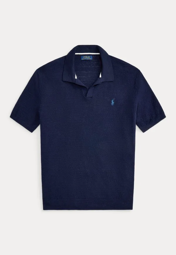 Рубашка поло Polo Ralph Lauren, Bright Navy/Deckwash Wht — фото 4