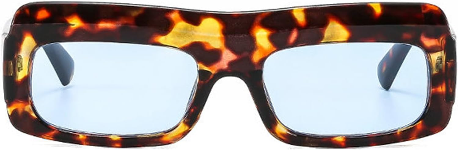 

Willochra Популярные модные квадратные солнцезащитные очки для женщин в стиле ретро-панк, очки с защитой от УФ-излучения UV400 для мужчин, трендовые прямоугольные солнцезащитные очки для активного отдыха, C4