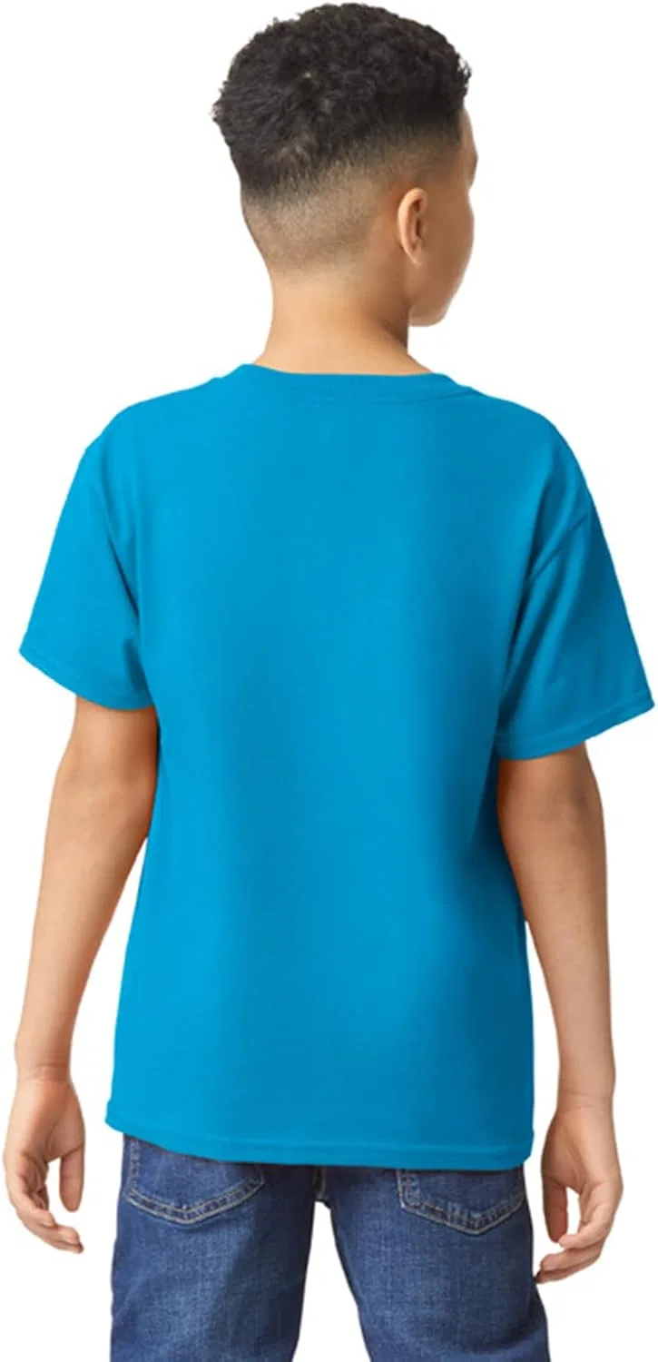 Детская футболка Gildan Youth Heavy Cotton, 2 шт., Sapphire — фото 4