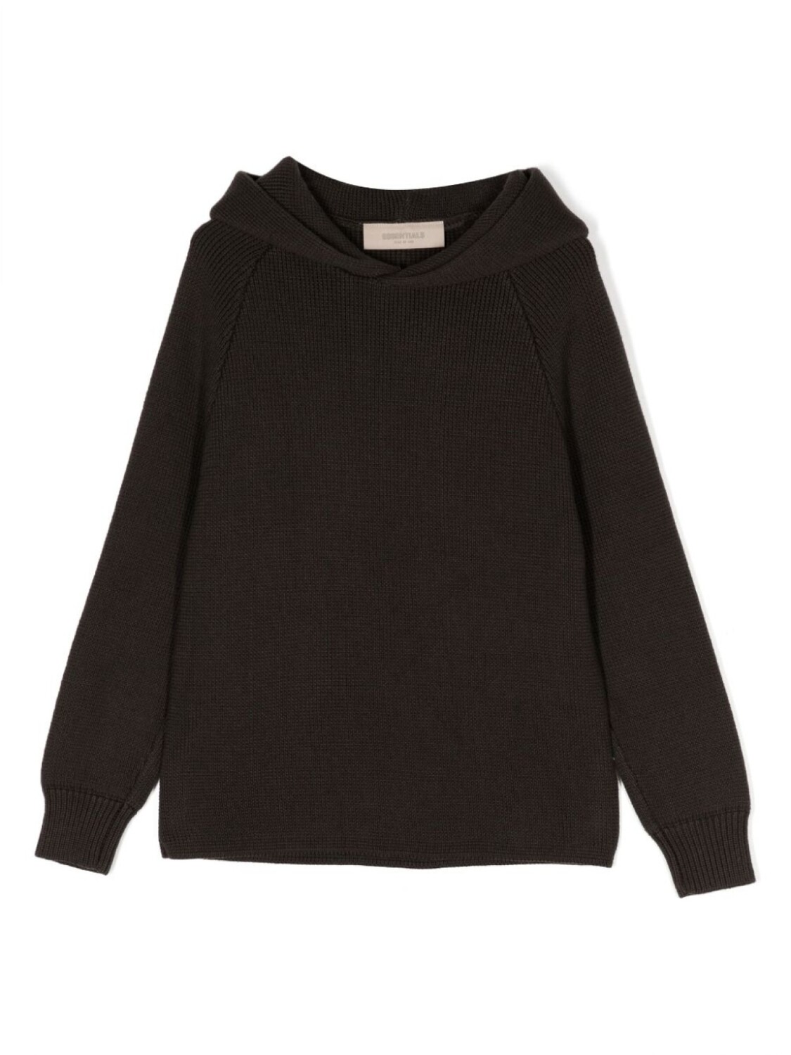 

FEAR OF GOD ESSENTIALS KIDS худи фактурной вязки, коричневый
