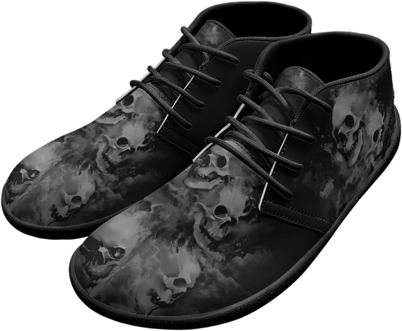 

Мужские кроссовки Men's Skull Barefoot с голой пяткой, с широким носком, для ходьбы, минималистичные кроссовки-тренеры с подошвой без подъема Pointodoor, Skeleton