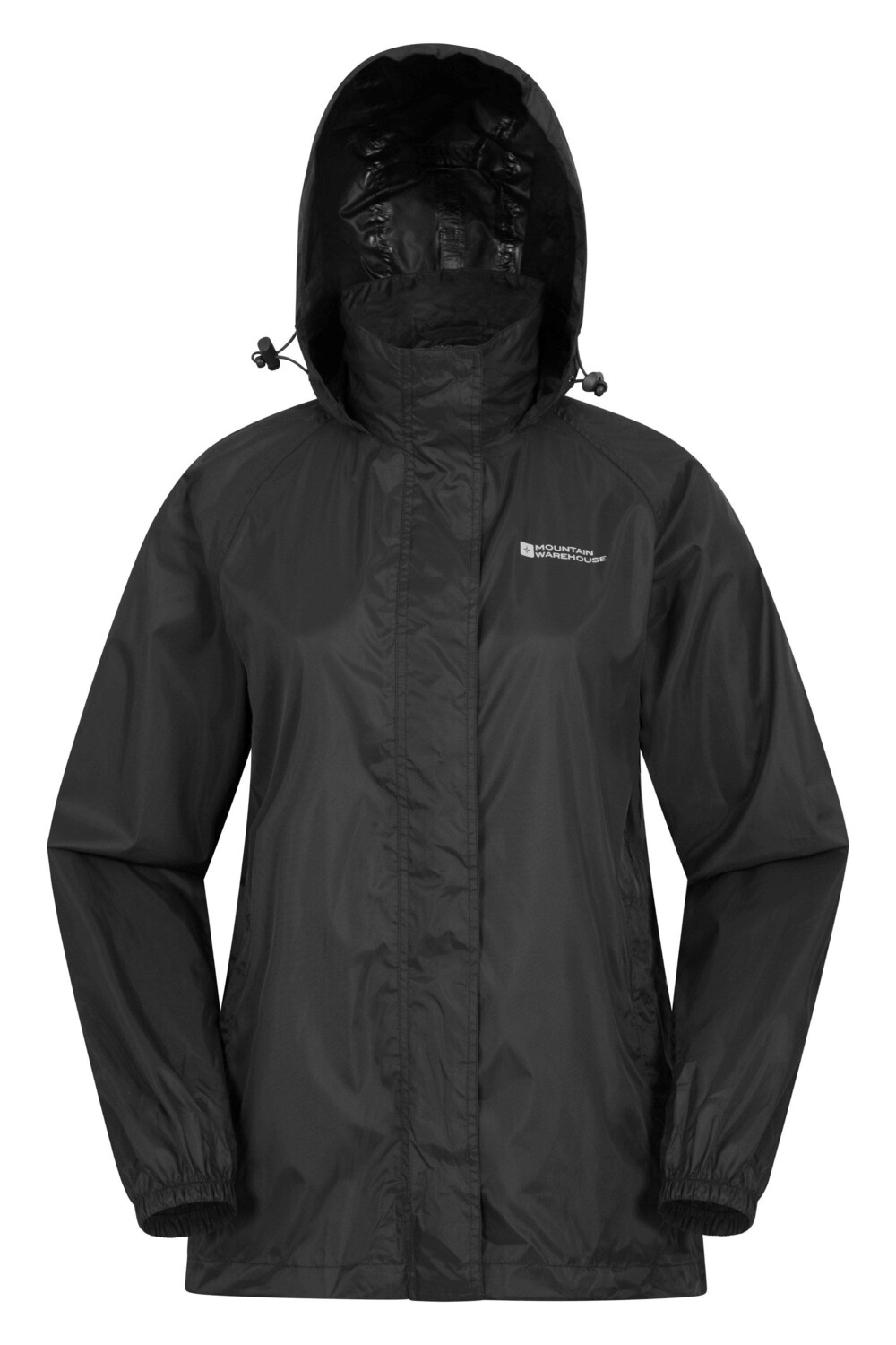 

Водонепроницаемая куртка Pakka со складным капюшоном Mountain Warehouse, черный