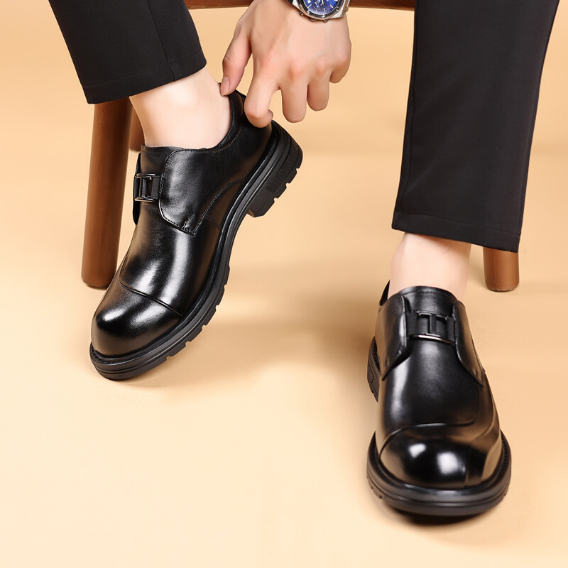 Туфли мужские Men"s Casual Men Low-Top Shupate, коричневый — фото 3
