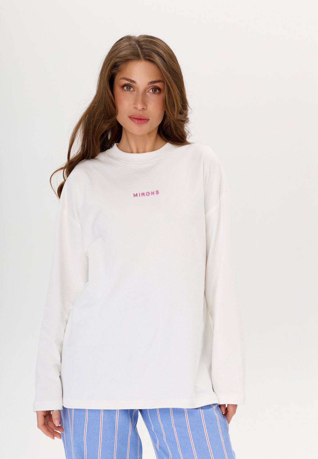 

Топ с длинными рукавами LONGSLEEVE MIRONS, кремовый