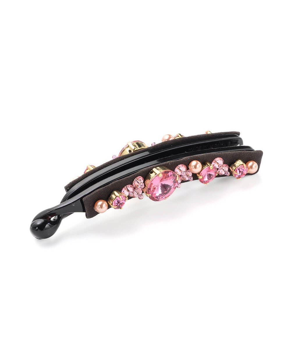 Заколка для волос Lady Bijou Banana Clip Complex Biz, pink — фото 2
