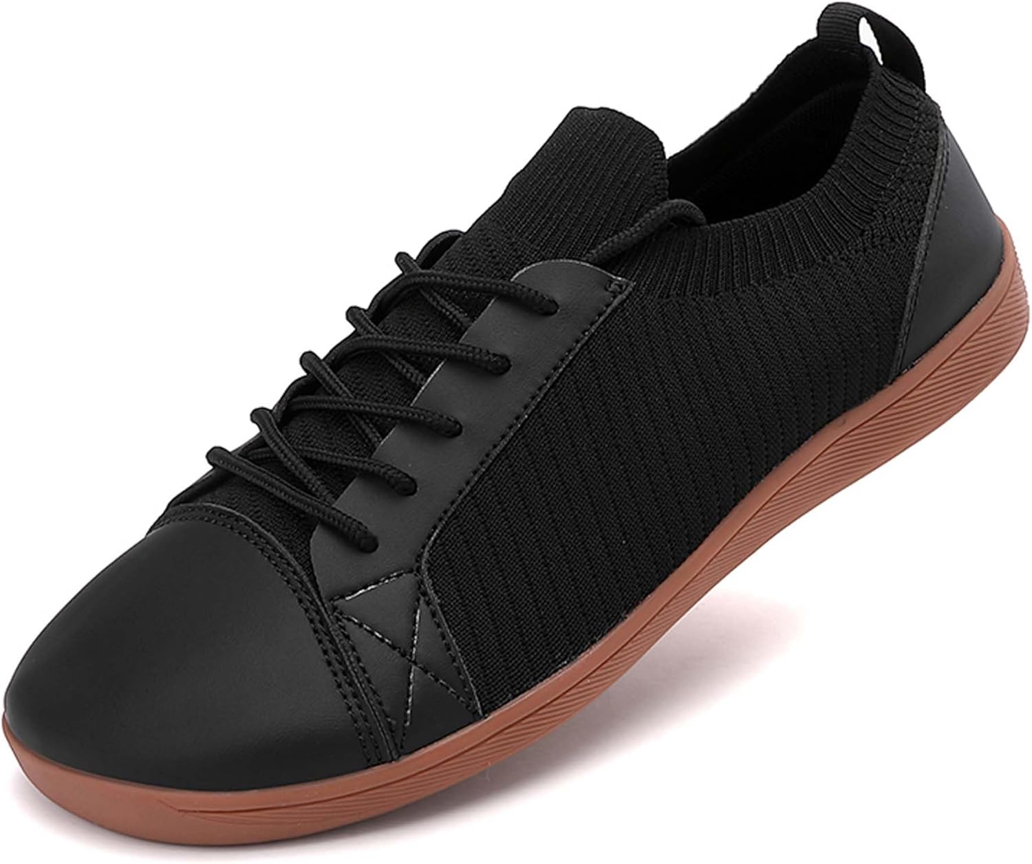 

Мужские кроссовки с широкой колодкой/Минималистичные кроссовки/Нулевой перепад высоты подошвы/Женские повседневные кроссовки с широким носком/Кроссовки для фитнеса, ходьбы, верховой езды и активного отдыха на природе Generic, коричневый