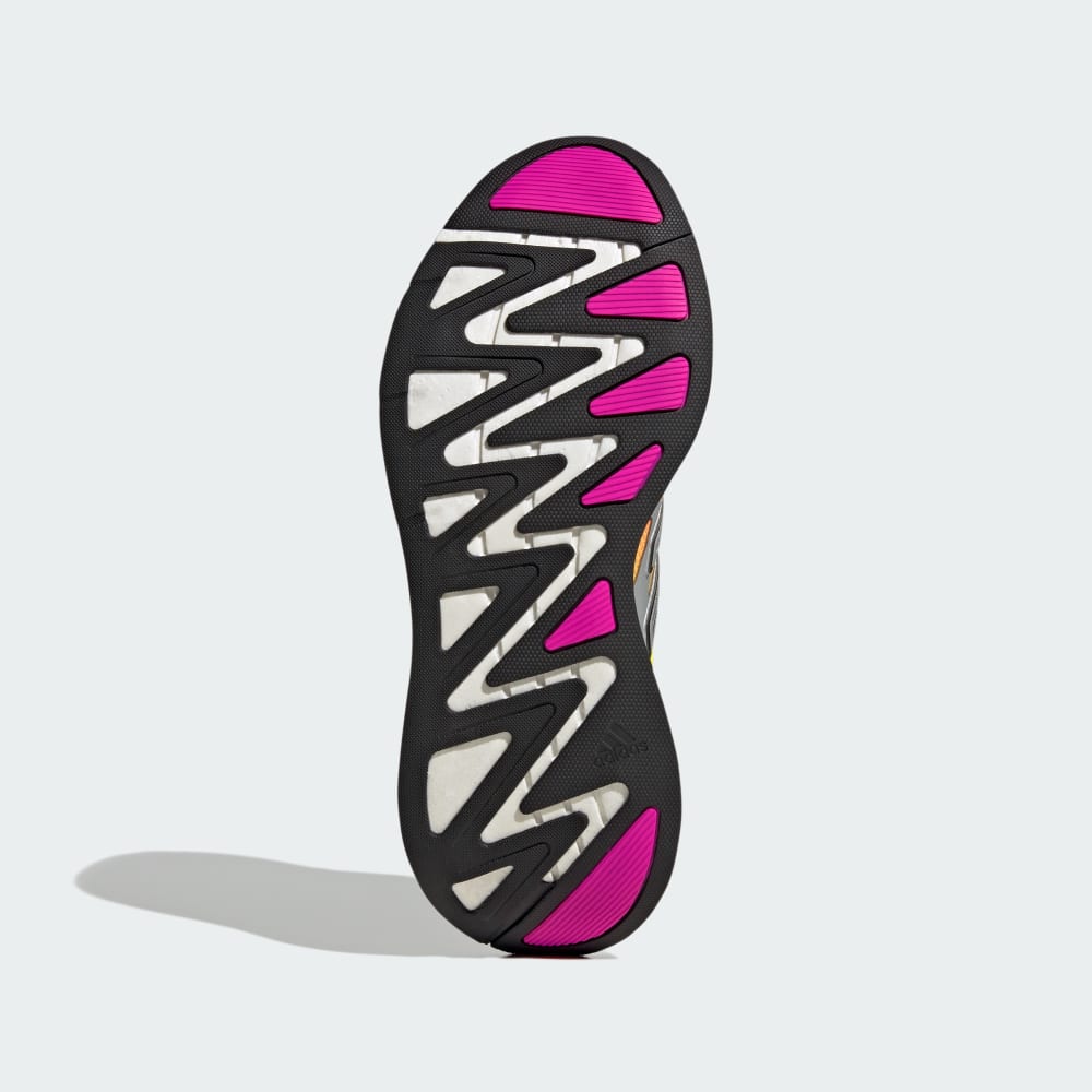 Кроссовки на платформе Adidas Adizero Aruku Shoes, цвет Shock Pink/Solar Yellow/Shock Pink — фото 3