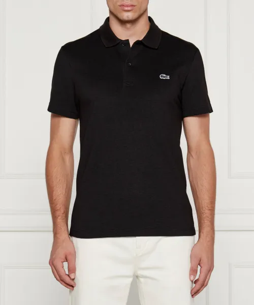 

Футболка поло Regular fit Lacoste, черный